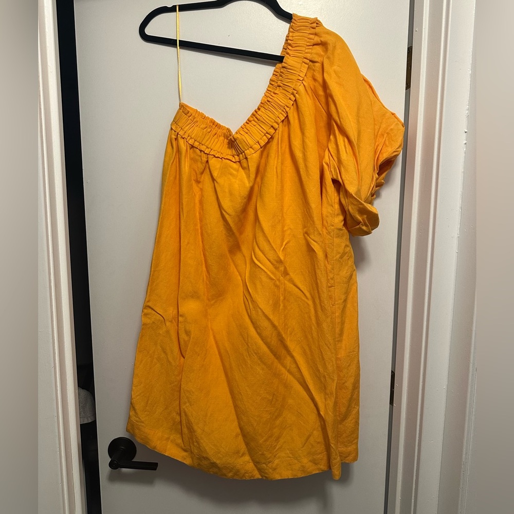Mandarin Orange Anthropologie Dress